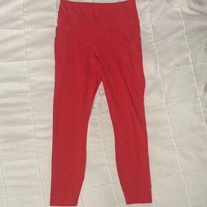 Fabletics Pure Luxe Red Leggings